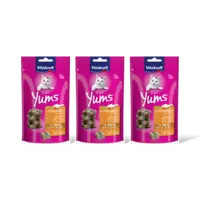 Vitakraft Cat yums met kip en kattengras 3-pack