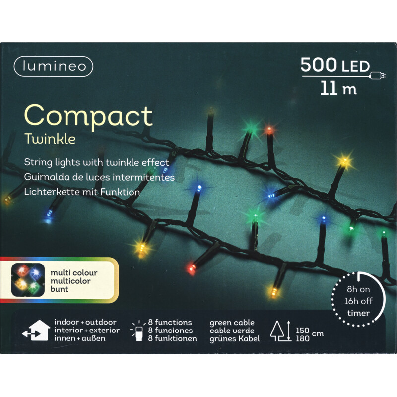 Een afbeelding van Lumineo Led multicolor lights 1100cm