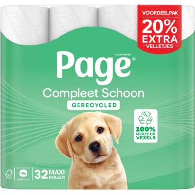 pdp-image-Page Compleet schoon gerecycled toiletpapier
