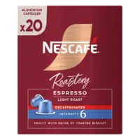 Nescafe Roastery espresso light decafe capsules