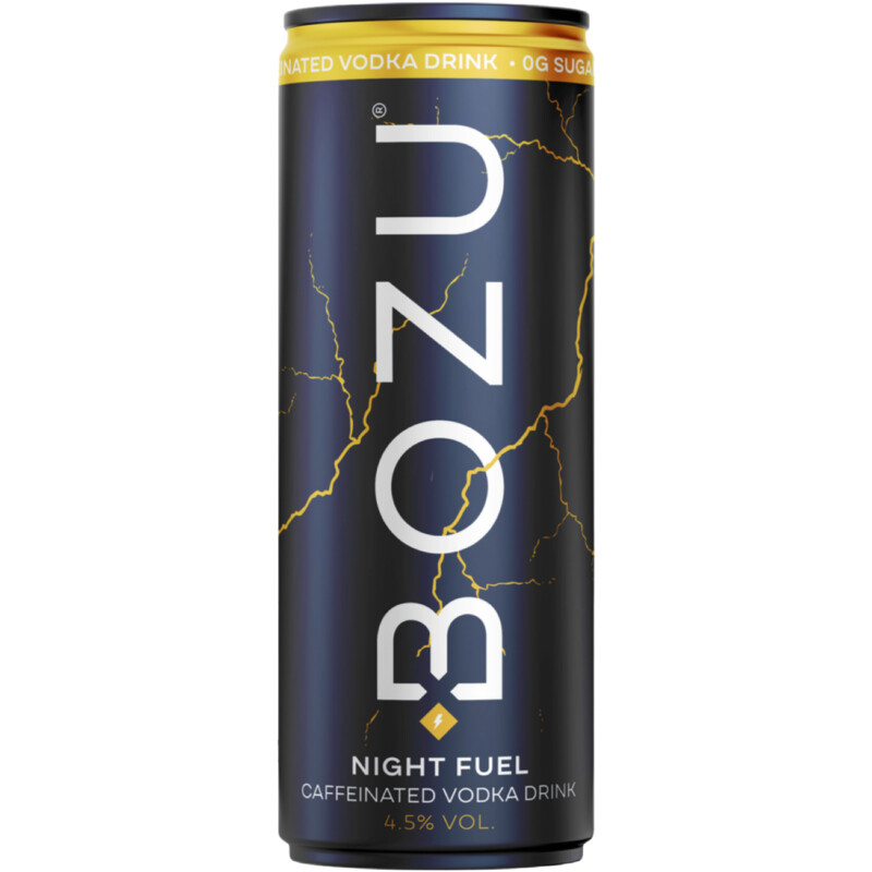Een afbeelding van Bozu Night fuel vodka drink 4.5%