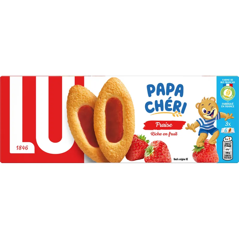 Barquette aardbei bel