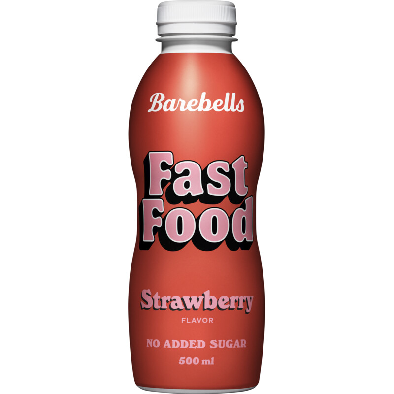 Een afbeelding van Barebells Fast food drinkmaaltijd aardbei