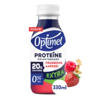 Optimel Proteine extra framboos aardbei