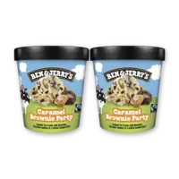 Ben & Jerry's Caramel brownie party 2-pack