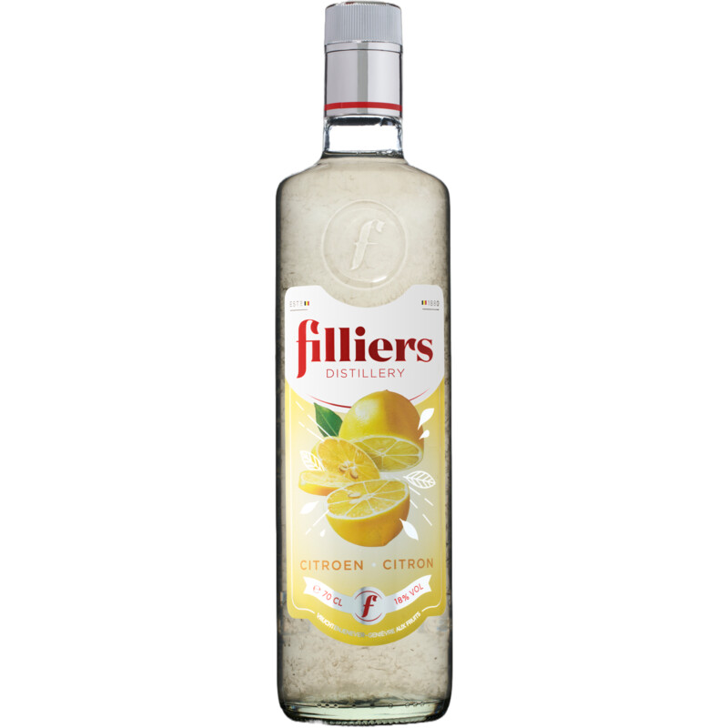 Een afbeelding van Filliers Citroen vruchtenjenever bel