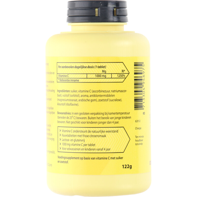 Een afbeelding van Roter Vitamine C 1000mg kauwtablet citroen