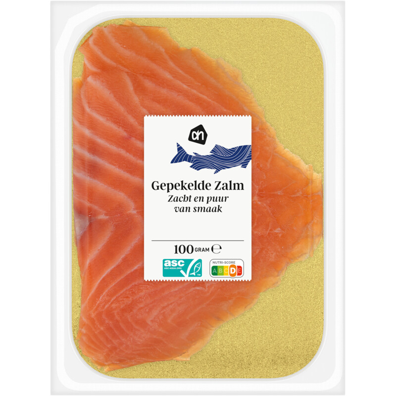 Een afbeelding van AH Gepekelde zalm