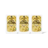 AH Verse ravioli formaggio e pomodoro 3-pck