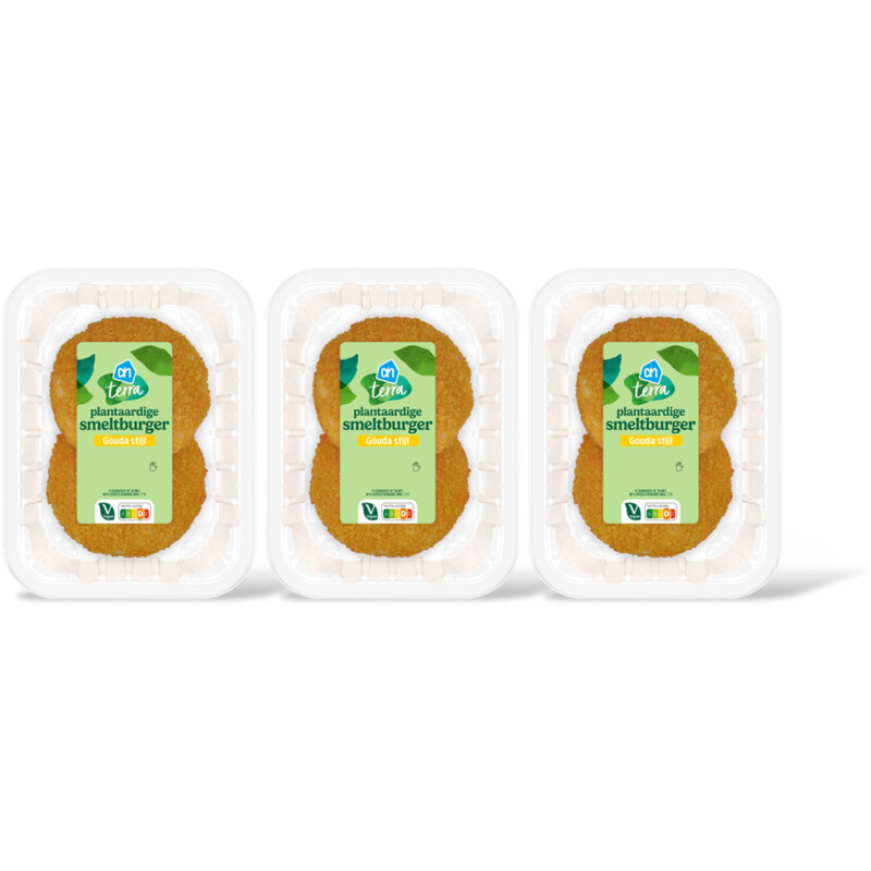 AH Terra Plantaardige smeltburger gouda stijl 3pk