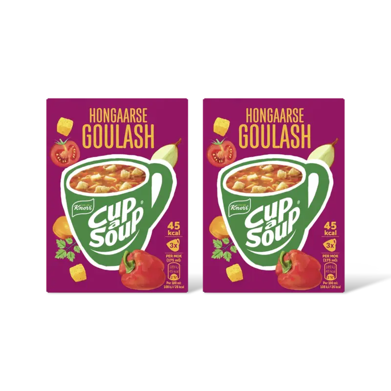 Knorr Cup-a-soup hongaarse goulash 2-pack