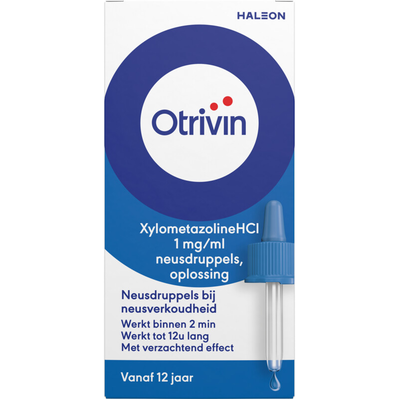Een afbeelding van Otrivin XylometazolineHCI 1 mg/ml neusdruppels