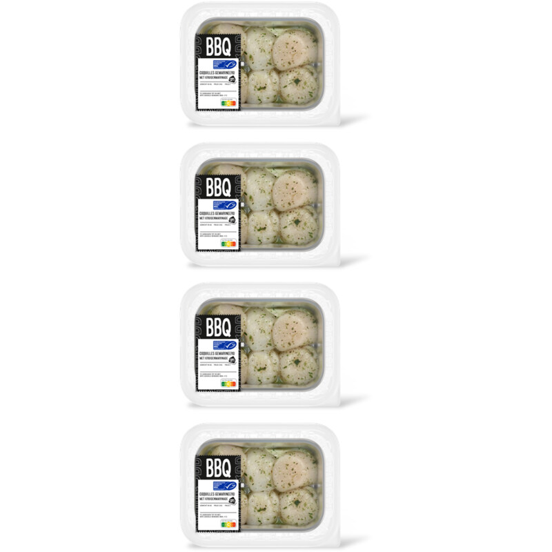 AH BBQ coquilles gemarineerd 4-pack