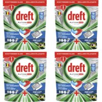 Een afbeelding van Dreft Platinum+ deep clean vaatwascapsule4-pck