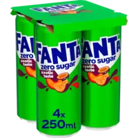 Fanta Exotic zero sugar 4-pack