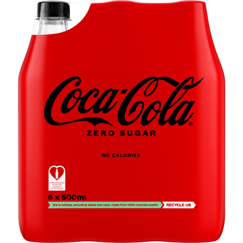 Een afbeelding van Coca-Cola Zero sugar 6-pack bel