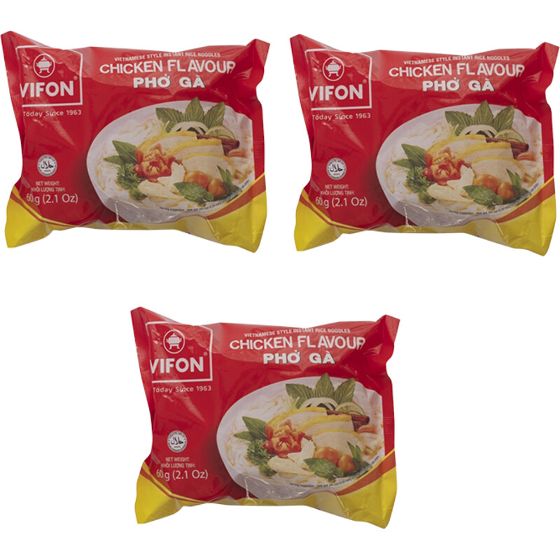 Een afbeelding van Vifon Pho noodle chicken 3-pack
