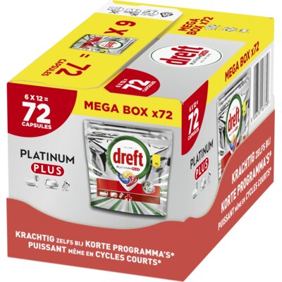 pdp-image-Dreft Platinum plus vaatwastabletten 6-pack