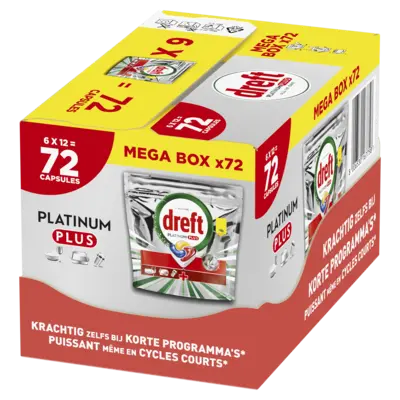 pdp-image-Dreft Platinum plus vaatwastabletten 6-pack