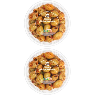 pdp-image-AH Groene olijven pittige kruiden 2-pack