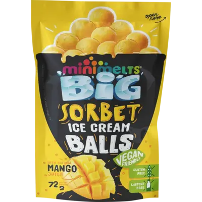 pdp-image-Mini Melts Ice cream sorbet balls mango