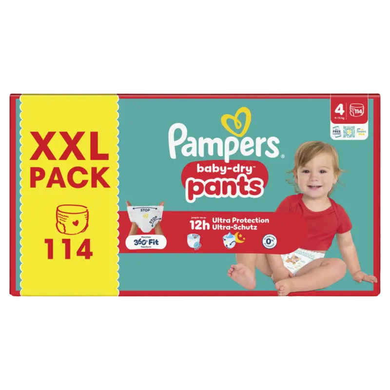 Baby-dry pants maat 4 XXL pack