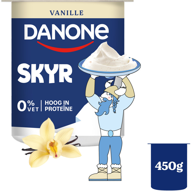 Danone Skyr vanille high protein 0% vet