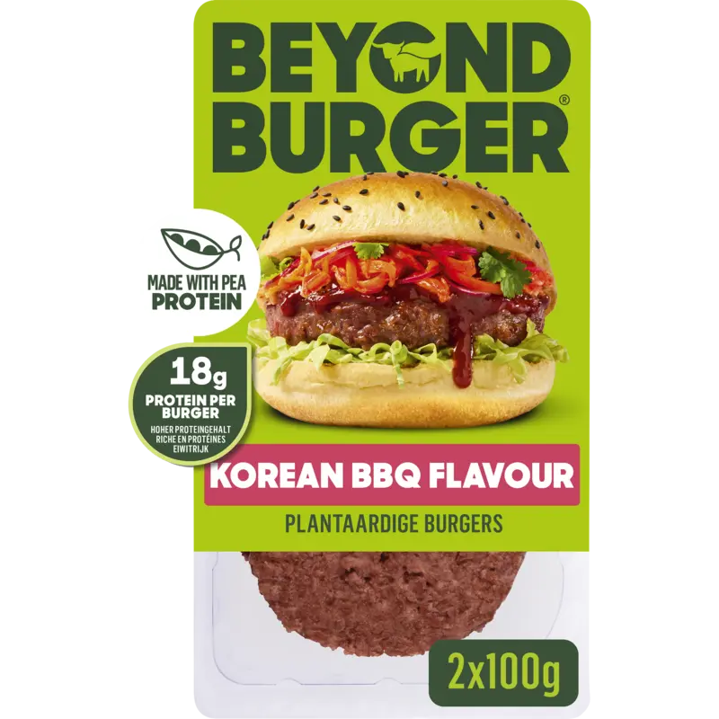 Korean BBQ flavour burger