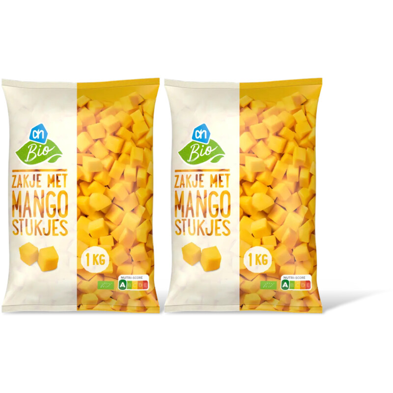 AH Zakje met mango stukjes 2-pack