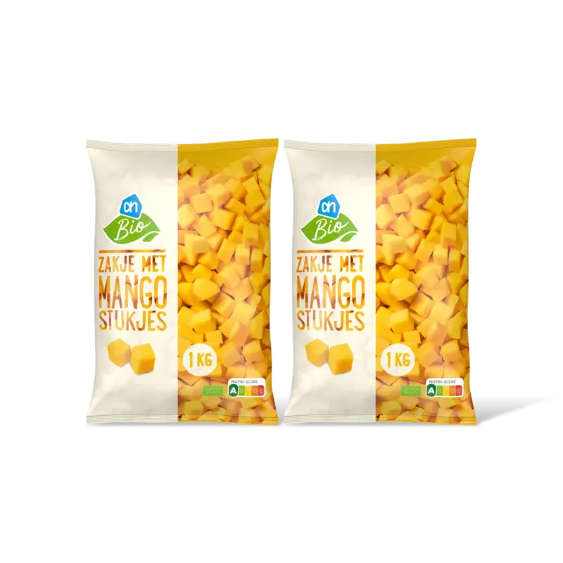 Zakje met mango stukjes 2-pack