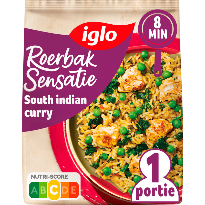 Een afbeelding van Iglo Roerbak sensatie south Indian curry