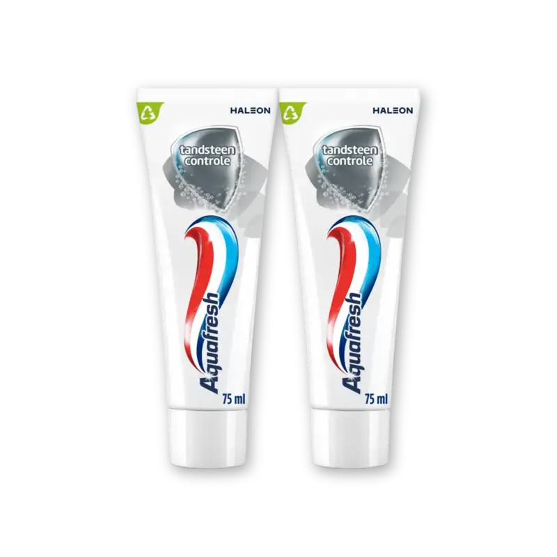 Aquafresh Tandsteen controle tandpasta 2-pack