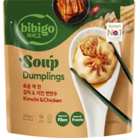 Bibigo Soup dumpling kimchi & chicken