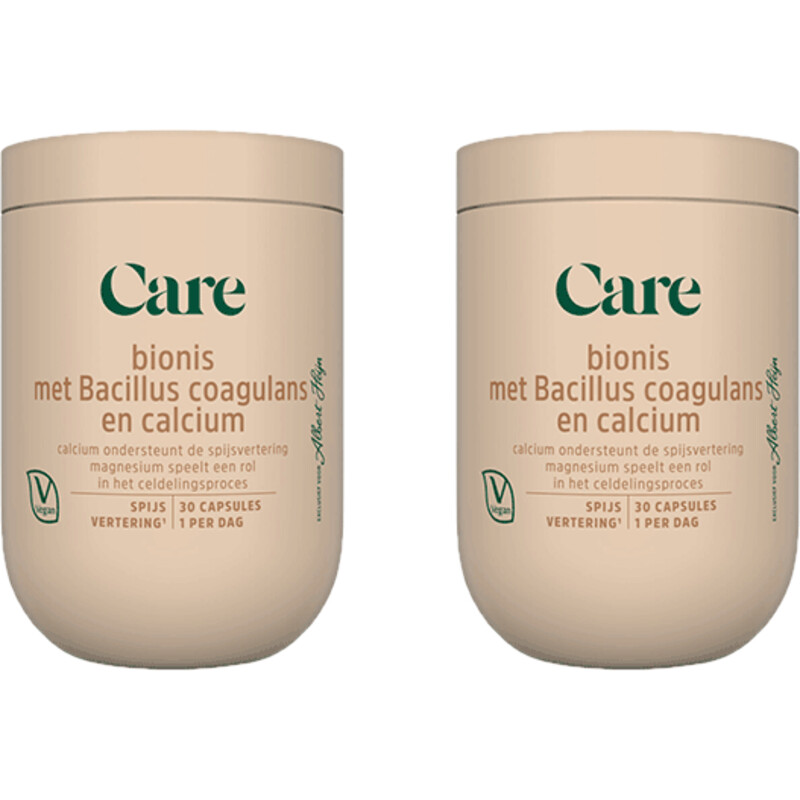 Een afbeelding van Care Bionis bacillus coagulans calcium 2-pack