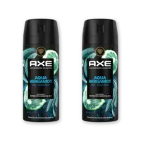Axe Aqua bergamot deodorant bodyspray 2-pack