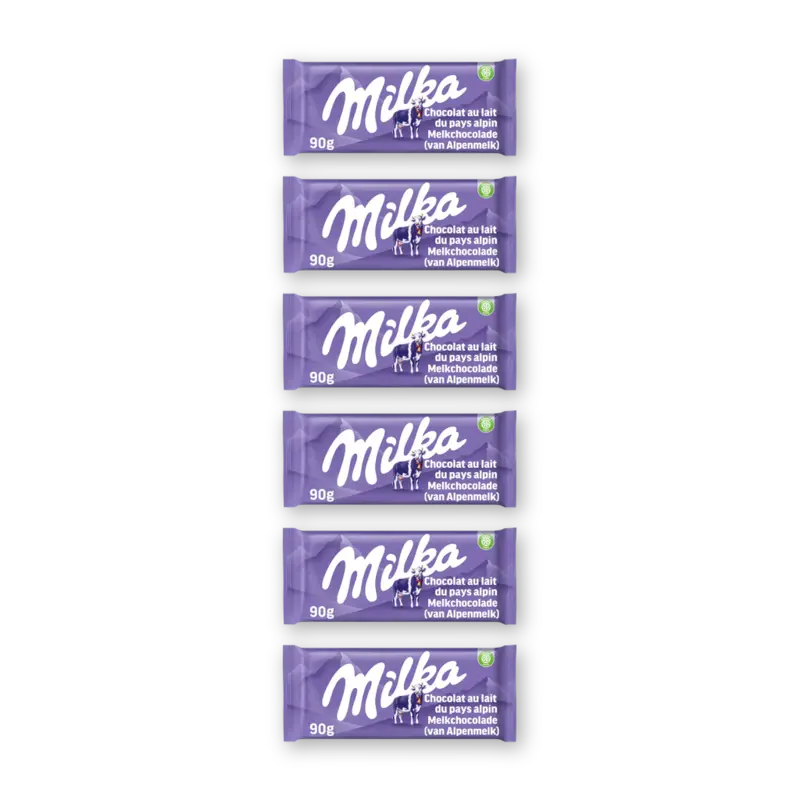 Chocoladereep alpenmelk 6-pack