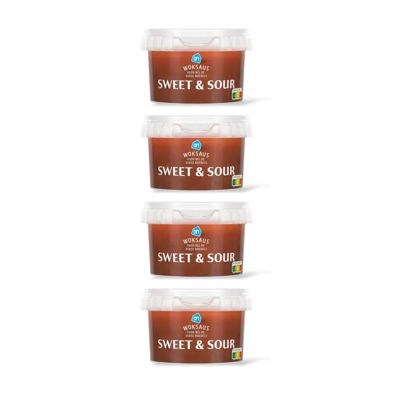 Woksaus sweet & sour 4-pack