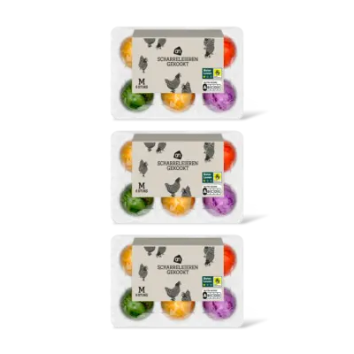 pdp-image-AH Excellent Gekleurde scharreleieren 3-pack