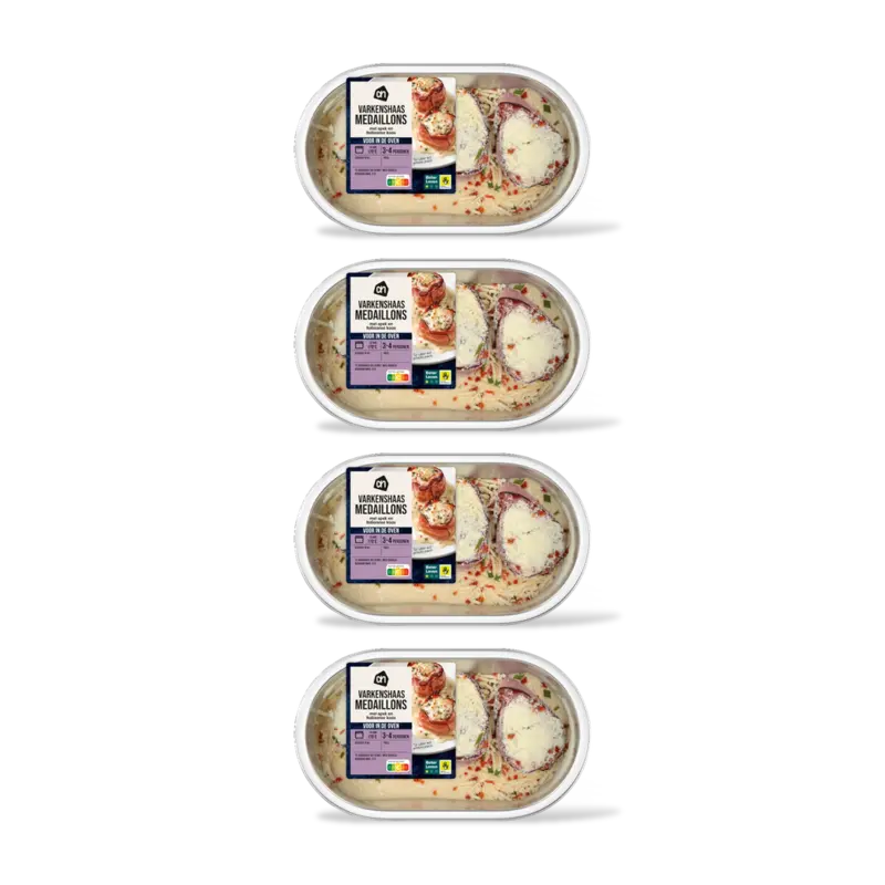 AH Ovenschotel varkenhaas medailon spek 4pk