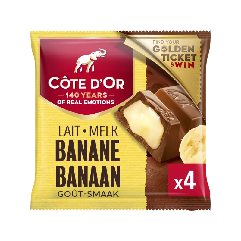 Côte d'Or Banaan 4 repen BEL