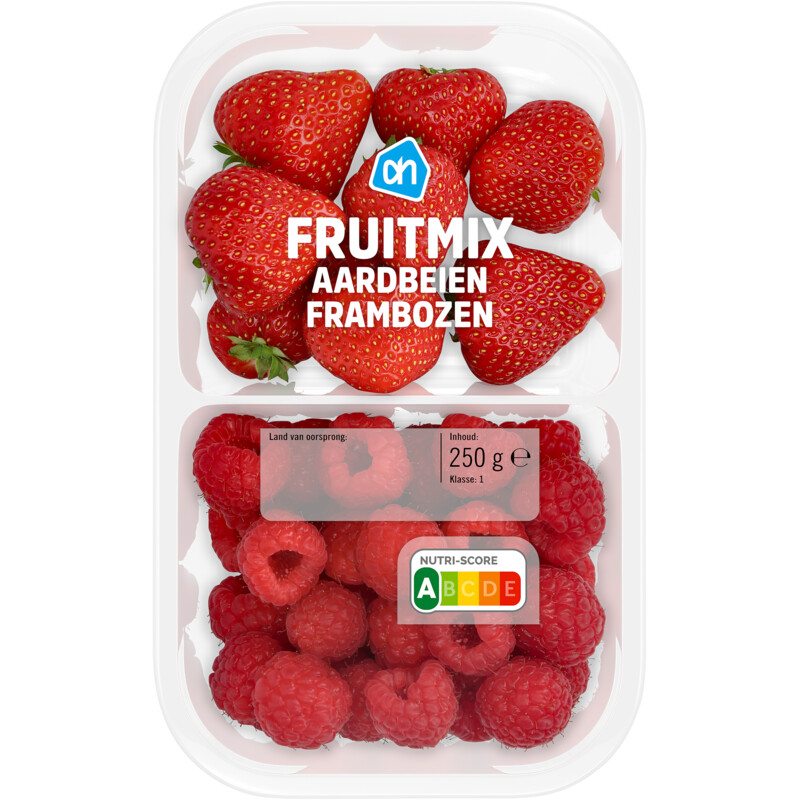 AH Fruitmix aardbeien frambozen