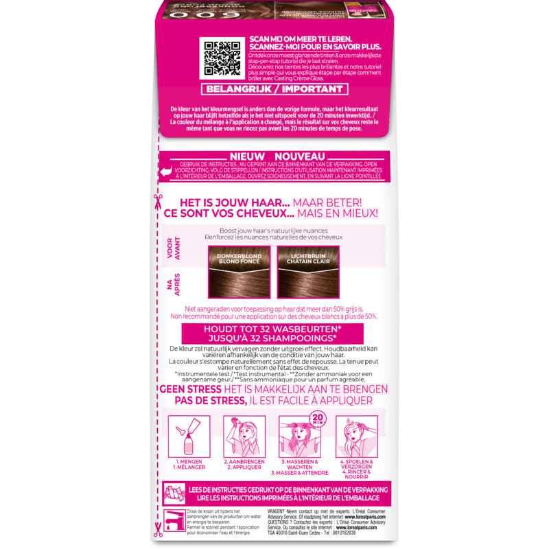 Een afbeelding van L'Oréal Casting crème gloss donkerblond 600