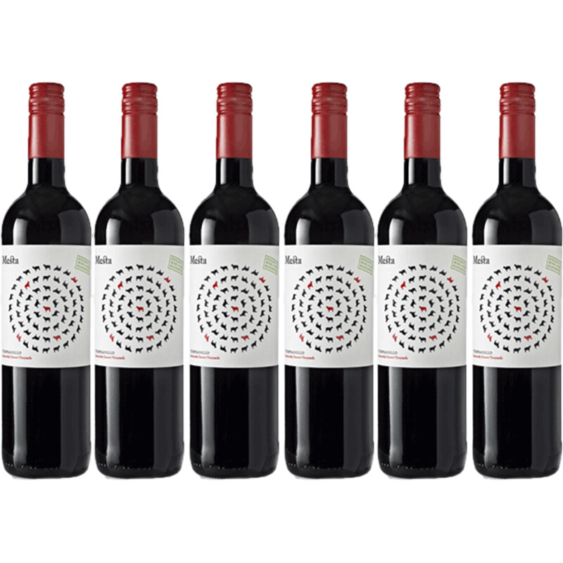 Een afbeelding van Mesta Tempranillo organic wine 6 flessen