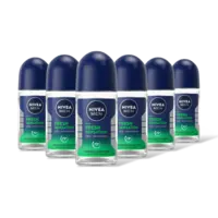 NIVEA Men fresh sensation deodorant roller 6pk