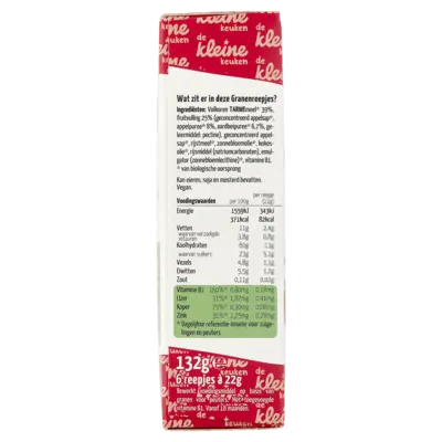 pdp-image-De Kleine Keuken Biologische granenreepjes aardbei 18m+