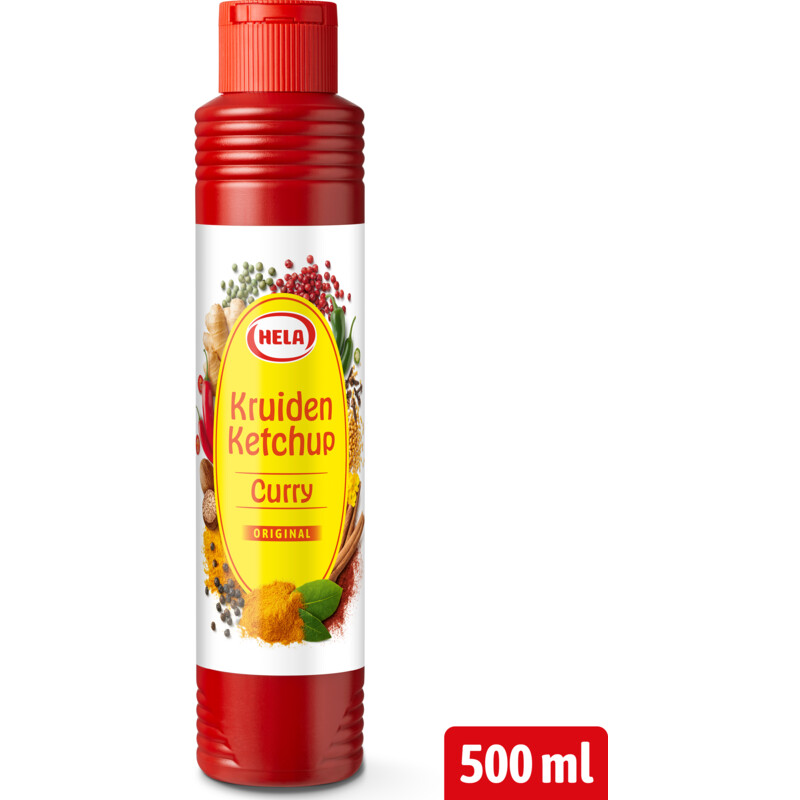 Een afbeelding van Hela Kruiden ketchup curry original