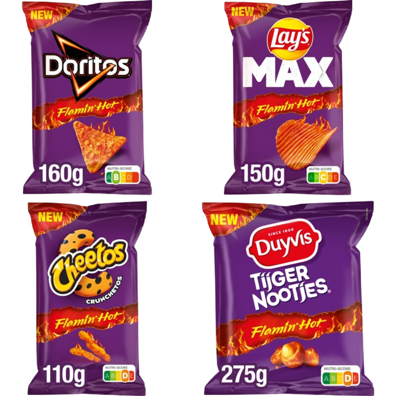 Een afbeelding van Flamin' hot pakket