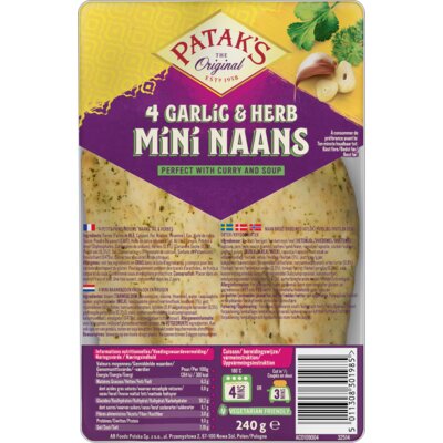 pdp-image-Patak's Mini naan garlic & coriander