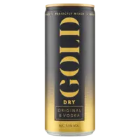 Gold Dry Original & vodka