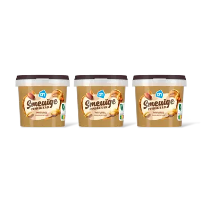 pdp-image-AH Smeuige pindakaas naturel 3-pack